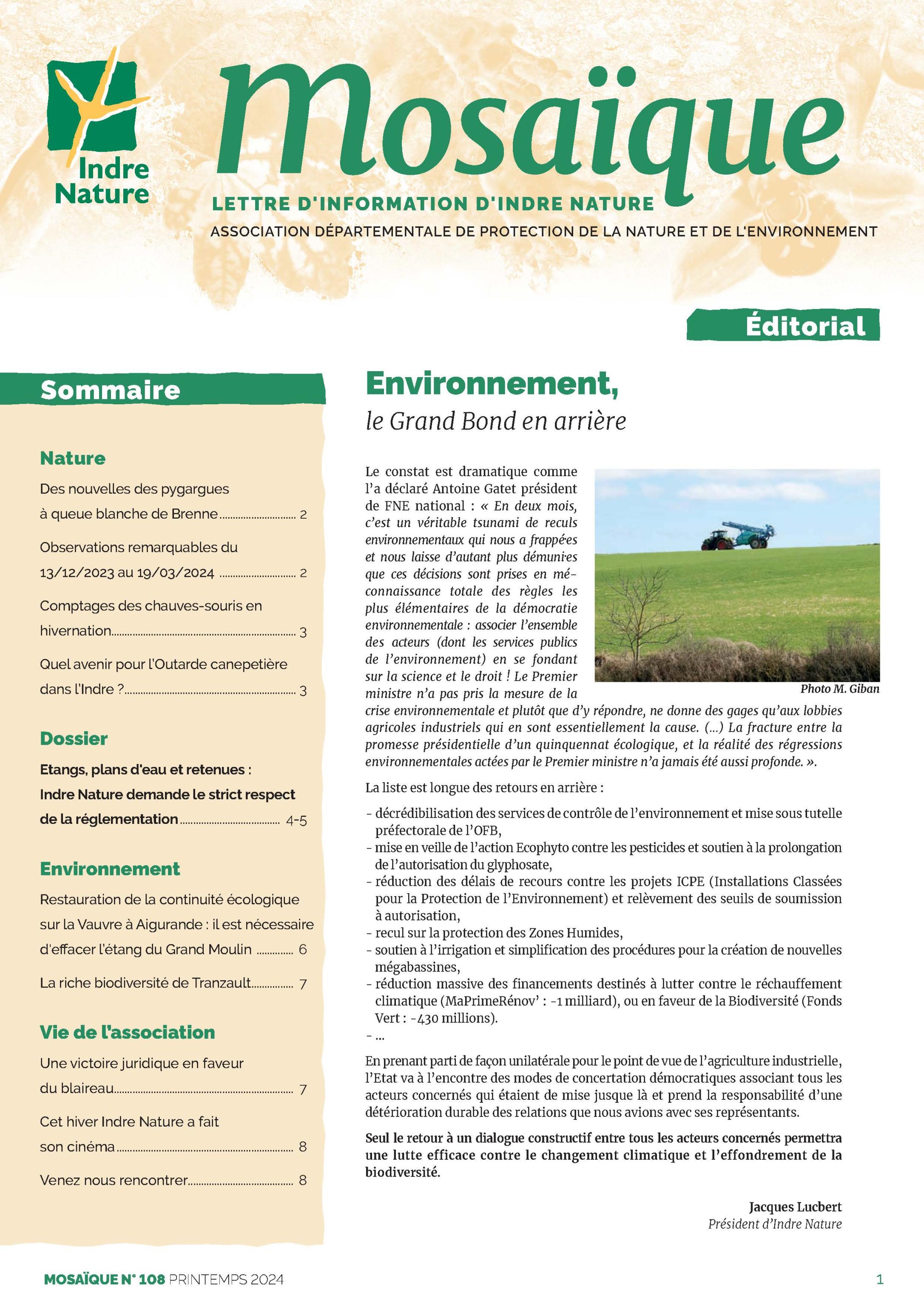 couverture mosaïque n°108