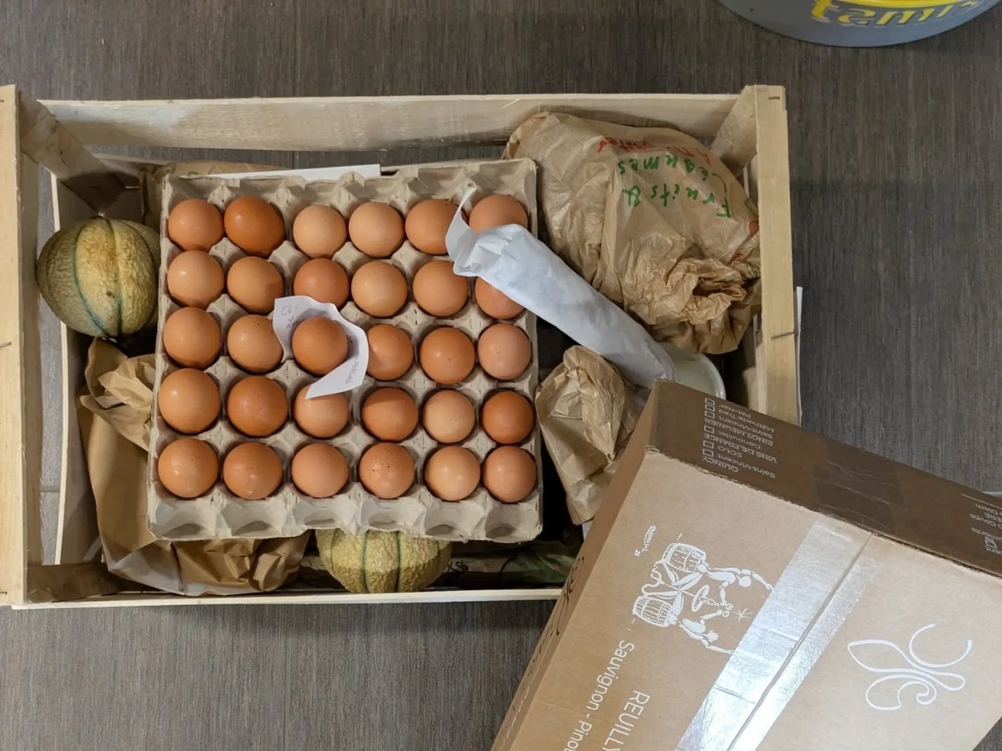 cagette et fourchette