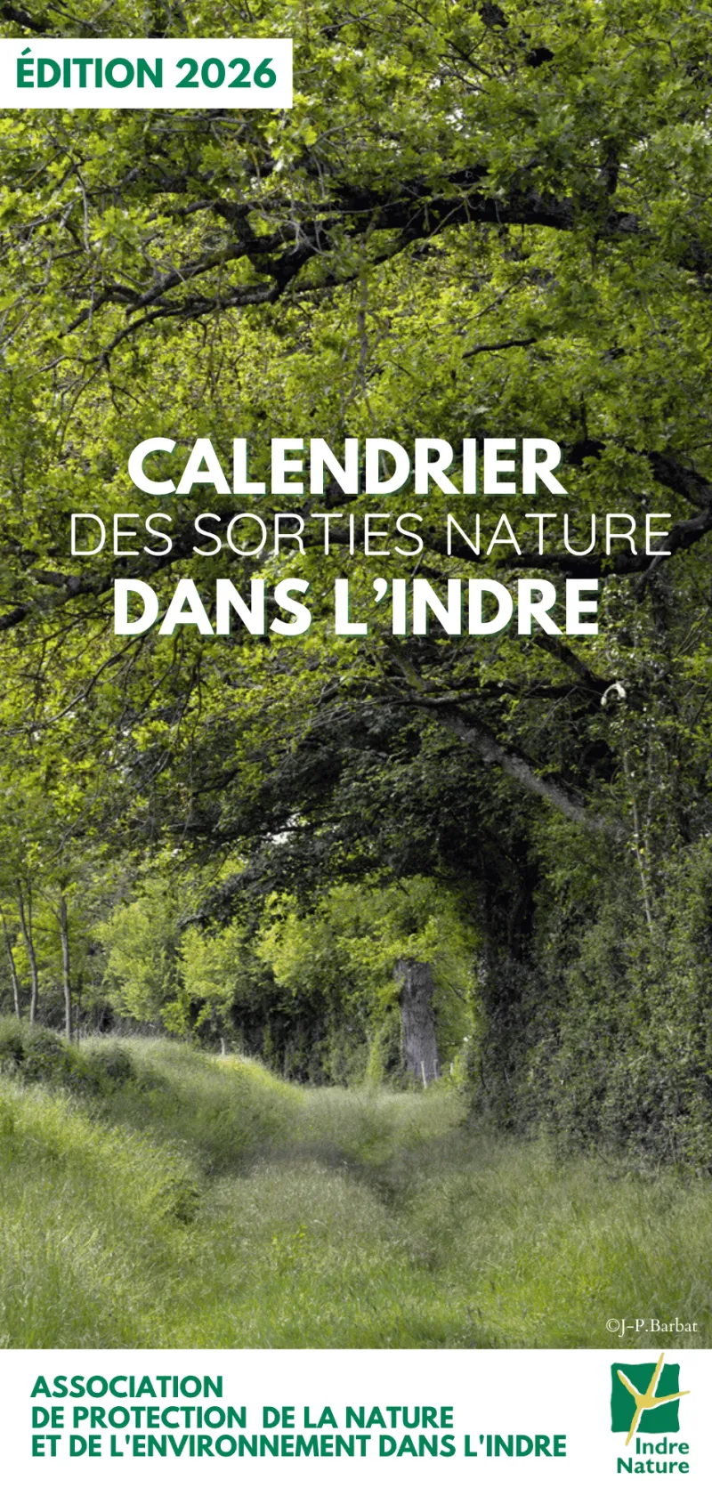 calendrier sortie indre 2026
